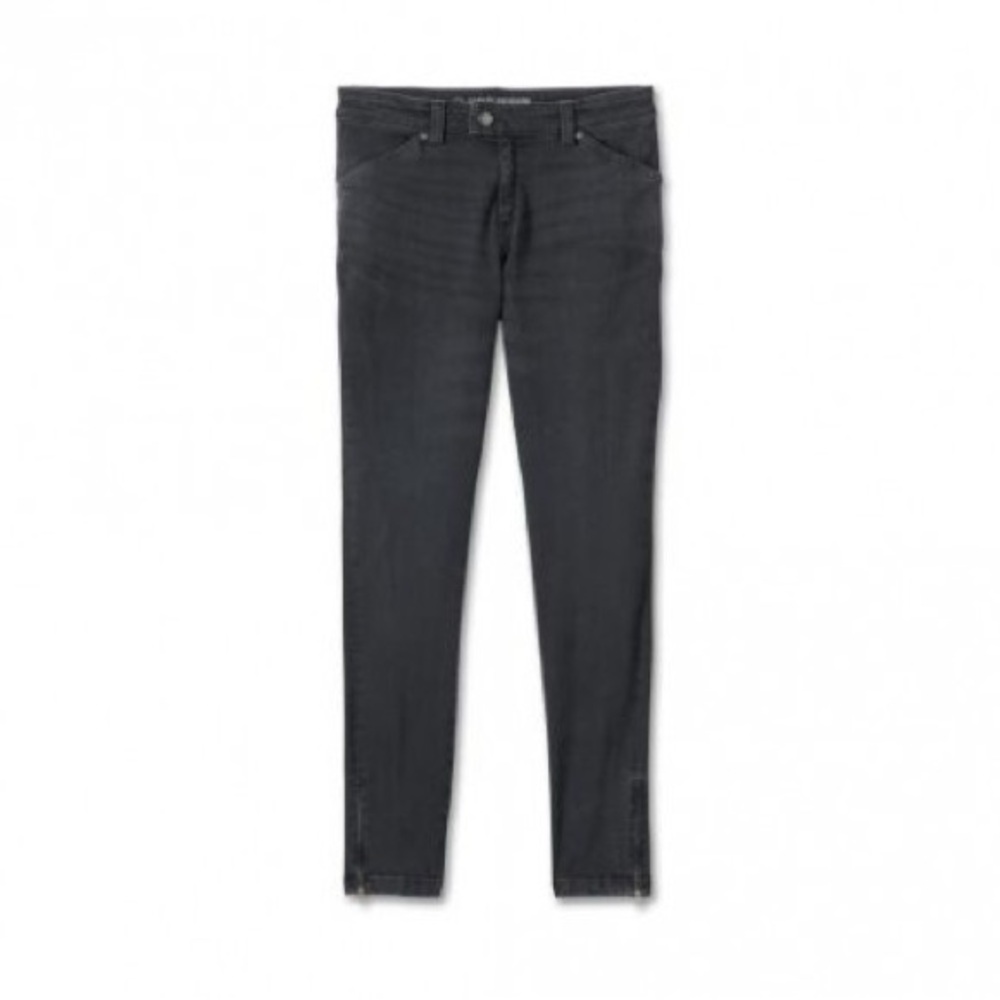Harley Davidson Jeans Womens 28 Black Skinny Mid Rise Ankle Zip Stretch  NWT